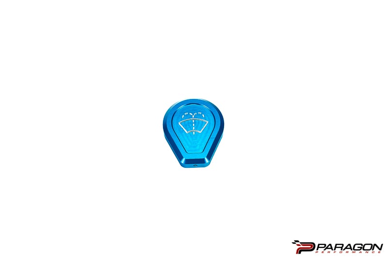 Paragon Performance Blue Billet Washer Fluid Cap Chevrolet C8 Corvette 2020-2023