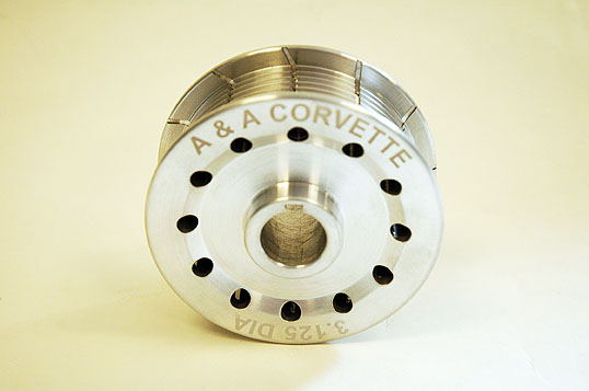 A&A Corvette 3.125" 8-Rib Supercharger Pulley