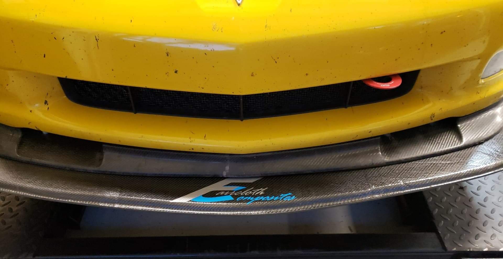 C6 Corvette, All Models, Race Quality Carbon Fiber Front Tunneled Splitter Spoiler, NOT Clear Coated