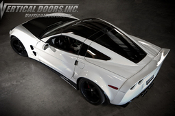 California Super Coupes Custom Two-Tone Corvette C6 Roof Panel With Core