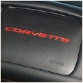 Corvette Dash Airbag Fill Lettering Decal C5 Corvette, Various Colors