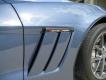 C6 Corvette Grand Sport Custom Carbon Fiber Style Side Badges 