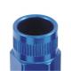 VMS Racing Lug Nut Set, Open Thread, Anodized Blue 20 Pieces 12X1.5MM, Corvette and Others
