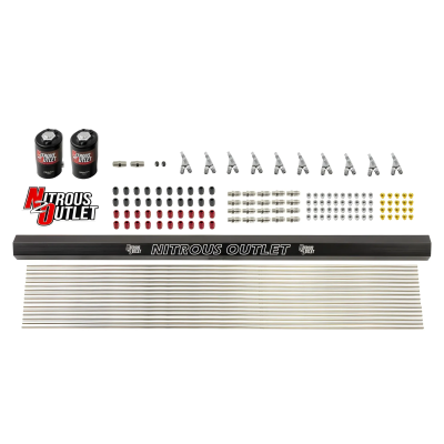 Nitrous Outlet 10 Cylinder Solenoids Forward Direct Port Conversion Kit - .122 N