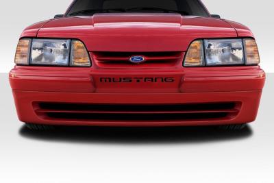 1979-1993 Ford Mustang Duraflex Apex Aero Front Bumper Add On - 1 Piece