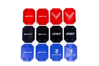 2020-27 C8 Corvette All Models Access Covers, Coupe, Z51 Script / Black