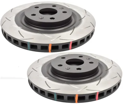 20-26+ Corvette C8 Z51 T3 4000 Rear Rotors (Slotted)(Includes 2) - dba Brakes