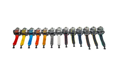 2020-27 C8 Corvette All Models Seat Belt Replacements, OEM Argon (Orange)