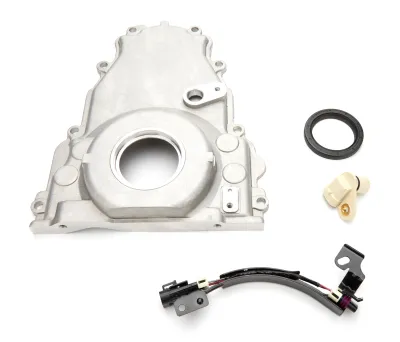 Straub Technologies Inc. 1-Piece Timing Cover - GM LS-Series - Aluminum