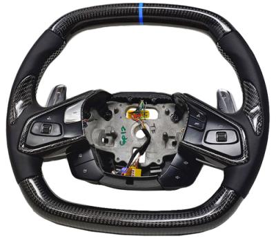 20-25+ C8 Corvette Carbon Fiber Steering Wheel (Rapid Blue Edition)