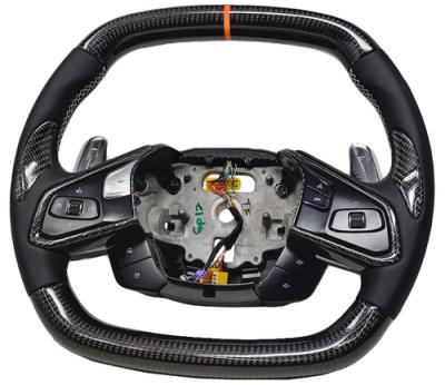 20-25+ C8 Corvette Carbon Fiber Steering Wheel (Orange Edition)