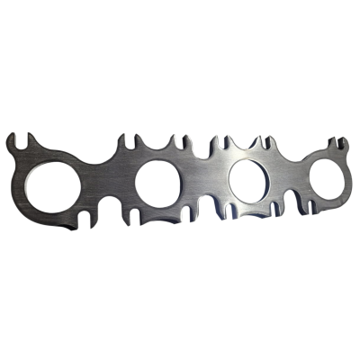 Dual Pattern Coyote 5.0L/5.2L Header Flange w/ 1-7/8" Ports. 3/8" Thick SS.