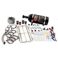 Nitrous Outlet GM Holley Hi-Ram Dual Stage Intake Spacer Plate System - Gas/E85