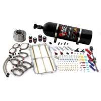 Nitrous Outlet GM Holley Hi-Ram Dual Stage Intake Spacer Plate System - Gas/E85