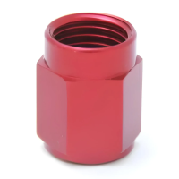 Nitrous Outlet 3AN Red B-Nut, 60-57300-R-03