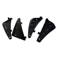 EOS C8 Corvette Stingray XL Extended Splash Guard - Unpainted Black