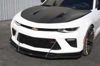 APR Carbon Fiber Wind Splitter With Rods Camaro SS 1LE 2016-up