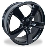 (Matte Finish)Flat Black - 2010-2012 Camaro Wheel Exchange - Black Powder Coat