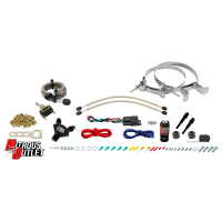 Nitrous Outlet Powersports EFI Twin Cylinder Dry Nozzle System (Aluminum 90 Degr