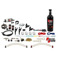 Nitrous Outlet Powersports Twin Cylinder Wet Nozzle System (Aluminum 90 Degree N