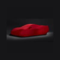 2020+ C8 Corvette Stingray Red Indoor Car Cover GM - With Battery Tender