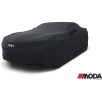 2016-2023 Camaro 6th Gen Moda Stretch Satin Car Cover - Indoor: Black