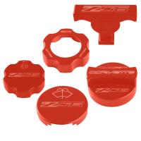 2014-2019 C7 Corvette Under Hood Cap Cover Kit - Z06 Logo
