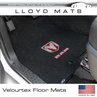 Corvette Velourtex Deck/Trunk Mat - Double Logo, Premium Binding