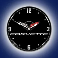 C5 Corvette LED Clock 14"