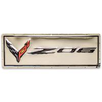 C8 Corvette Z06 Metal Sign Stainless Steel