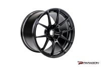 2020-27 C8 Corvette Stingray Titan 7 T-P5 18x10.5 19x12 5x120, Machine Black