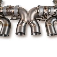 Corvette C8 Z06 Titanium Valved Exhaust 2023+, OEM Tips