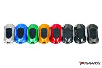 2020-27 C8 Corvette All Models Carbon Fiber Key Cover Car Shape, Green