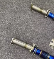 C8 Corvette Stingray, E-Ray, Offroad Cat Bypass Pipes, Stainless Steel, Pair - clone