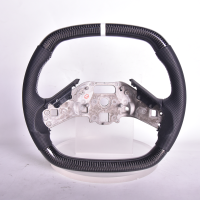 EOS C8 Corvette Carbon Fiber Steering Wheel Black Perforated - ST-C8-20UP-012
