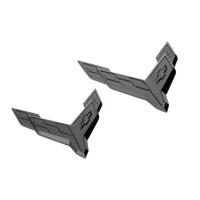 Corvette C8 Z06 Dark Stealth Crossed Flags Emblems in Carbon Flash Metallic (for Convertible Model)