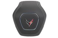 C8 Corvette Steering Wheel Airbag Assembly, Gray Stitching