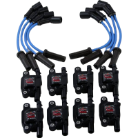 Granatelli Pro Series Xtreme 80,000V Coil Pack & 0-Ohm Wire Kit - 28-5362KIT