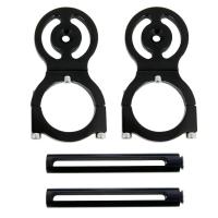 Granatelli 2.00" Race Belt Residual Slack Harness Collar Set - Black - 800200B