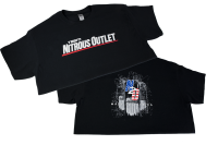 Nitrous Outlet Made in America T-Shirt - Black/Medium, 00-90007-M