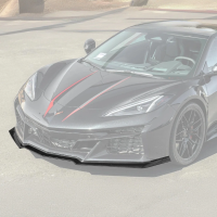23-26+ C8 Corvette Z06/E-Ray 3-Piece Front Splitter (Carbon Flash) - EOS