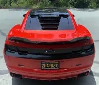 2010-15 Camaro 5Th Gen Tekno 1 Rear Window Louvers/Valance, VICTORY RED GCN