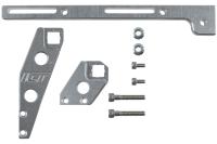 Ict Billet Manifold Mount Throttle Cable Bracket - GM LS-Series - Aluminum