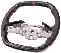 20-26+ C8 Corvette Carbon Fiber Steering Steering Wheel (Perforated Leather) - E