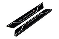 C8 Corvette All Models AMT Carbon Flash "CORVETTE" Door Sill Plate Covers