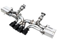 EOS AWE SwitchPath Exhaust for C8 Corvette Z06 - Diamond Black Tips