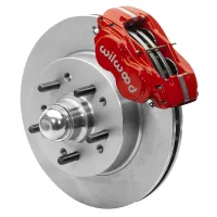 1963-1964 Corvette Wilwood Dynalite Front 11.5" Brake Kit Red