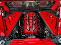2020-2026 C8 Corvette Steel Painted Engine Bay Filler Covers - Solid Oil Fill Ar