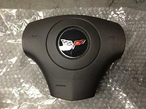 C6 Corvette 2008 and Up, Complete GM OEM Air Bag Assembly, Ebony
