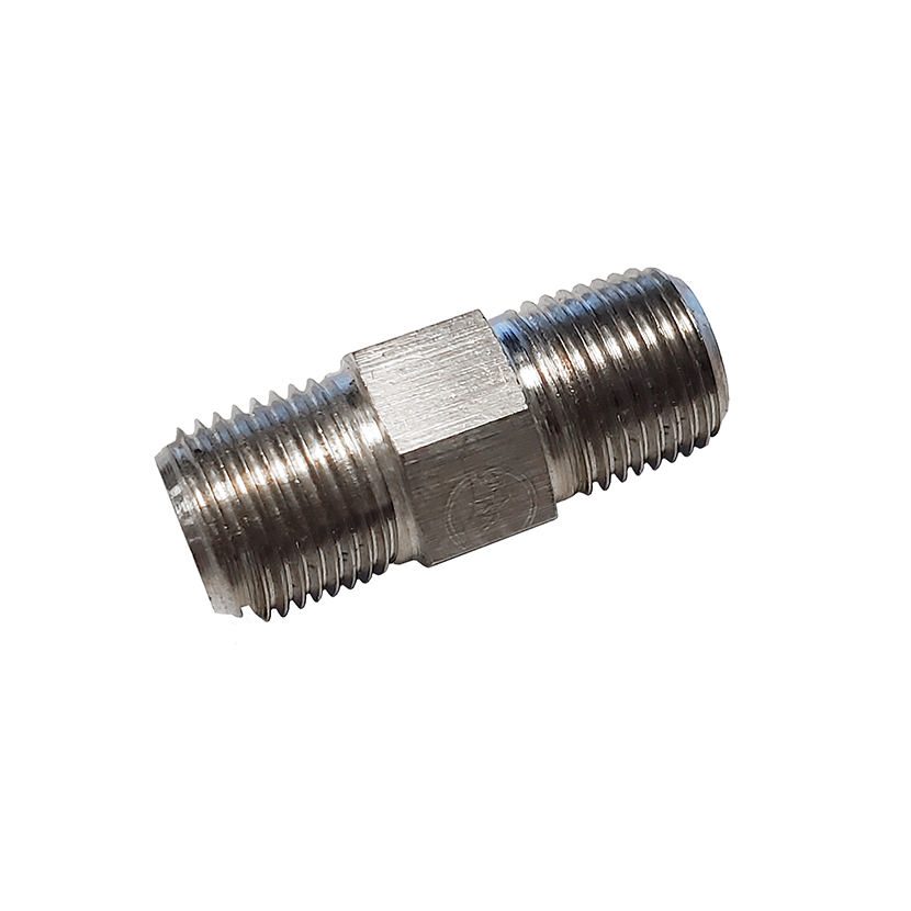 1/8 x 1/4 Inch NPT Straight Fitting Male/Male Nitrous Outlet